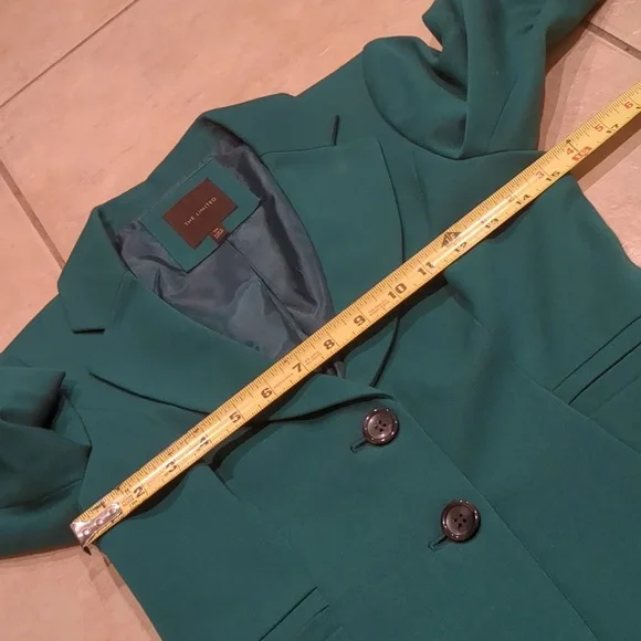 The Limited Kelly Green Blazer Size XS - Picture 3 of 5